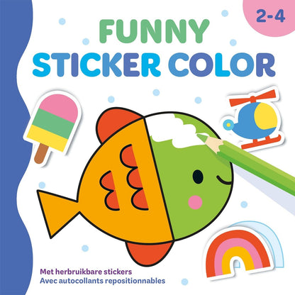 Funny Sticker Color (2-4 j.) / Funny Sticker Color (2-4a.