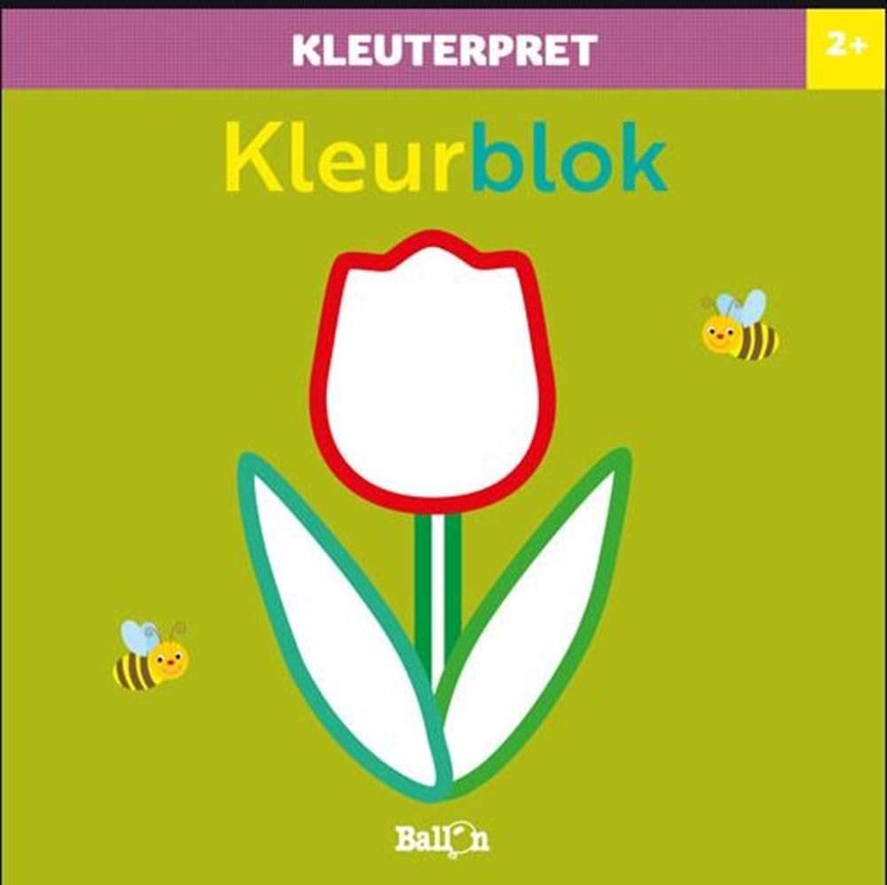 Wins Holland - Kleuterpret Kleurblok Bloem 2+
