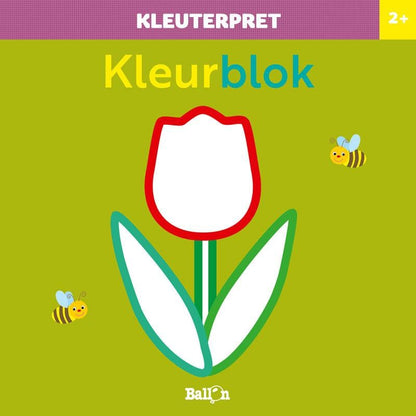 Wins Holland - Kleuterpret Kleurblok Bloem 2+