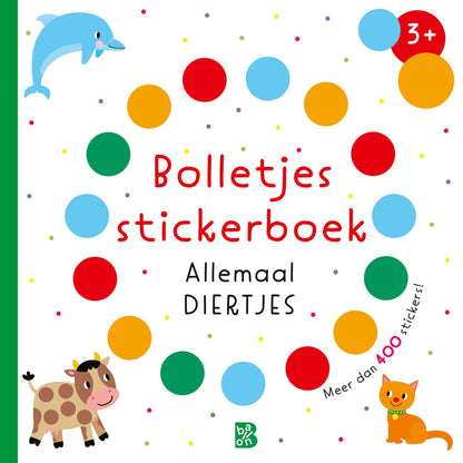 Wins Holland - Bolletjes Stickerboek Allemaal diertjes!
