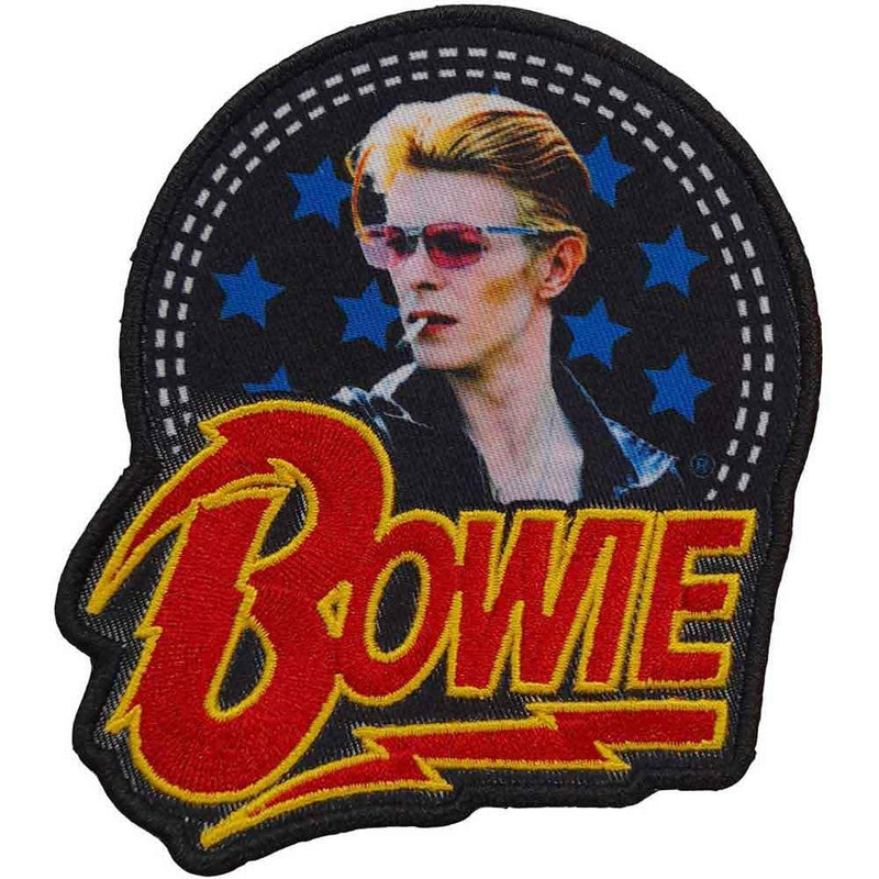 David Bowie: Smoking Woven Logo Standard Patch (Toppa)