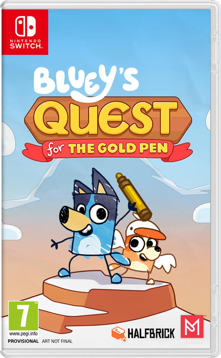 Bluey's Quests for the Gold Pen - Switch