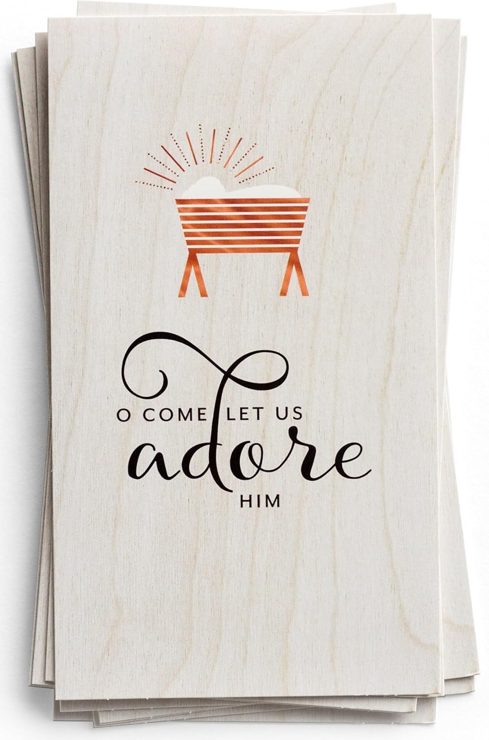 O Come Let Us Adore Him Boxed Cards (Box of 16)