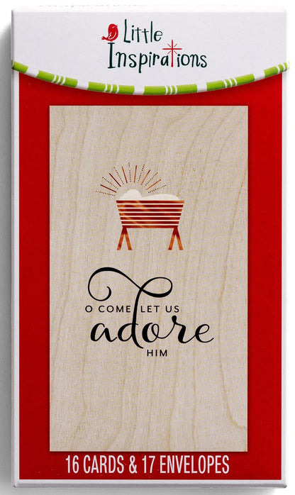 O Come Let Us Adore Him Boxed Cards (Box of 16)