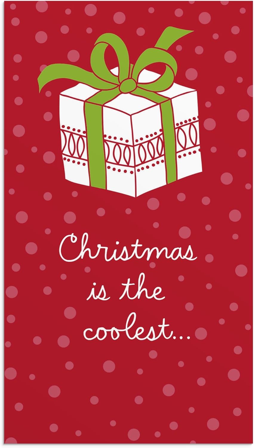 DaySpring Little Inspirations - Christmas is the coolest- 16 biglietti natalizi con buste, NLT (J6339), rosso