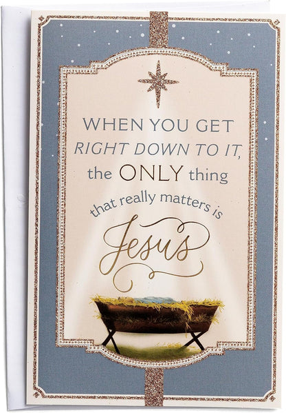 Christmas Boxed Cards: Only Jesus (Pack Of 18)