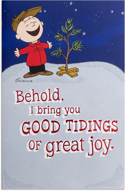 Christmas Boxed Cards: Peanuts - Good Tidings (Box of 18)