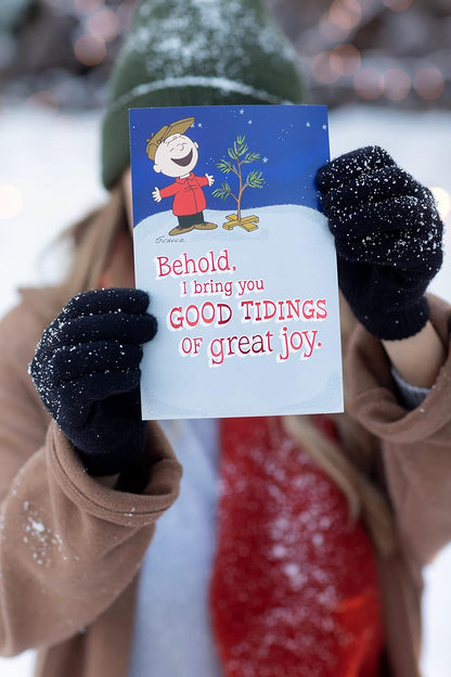Christmas Boxed Cards: Peanuts - Good Tidings (Box of 18)
