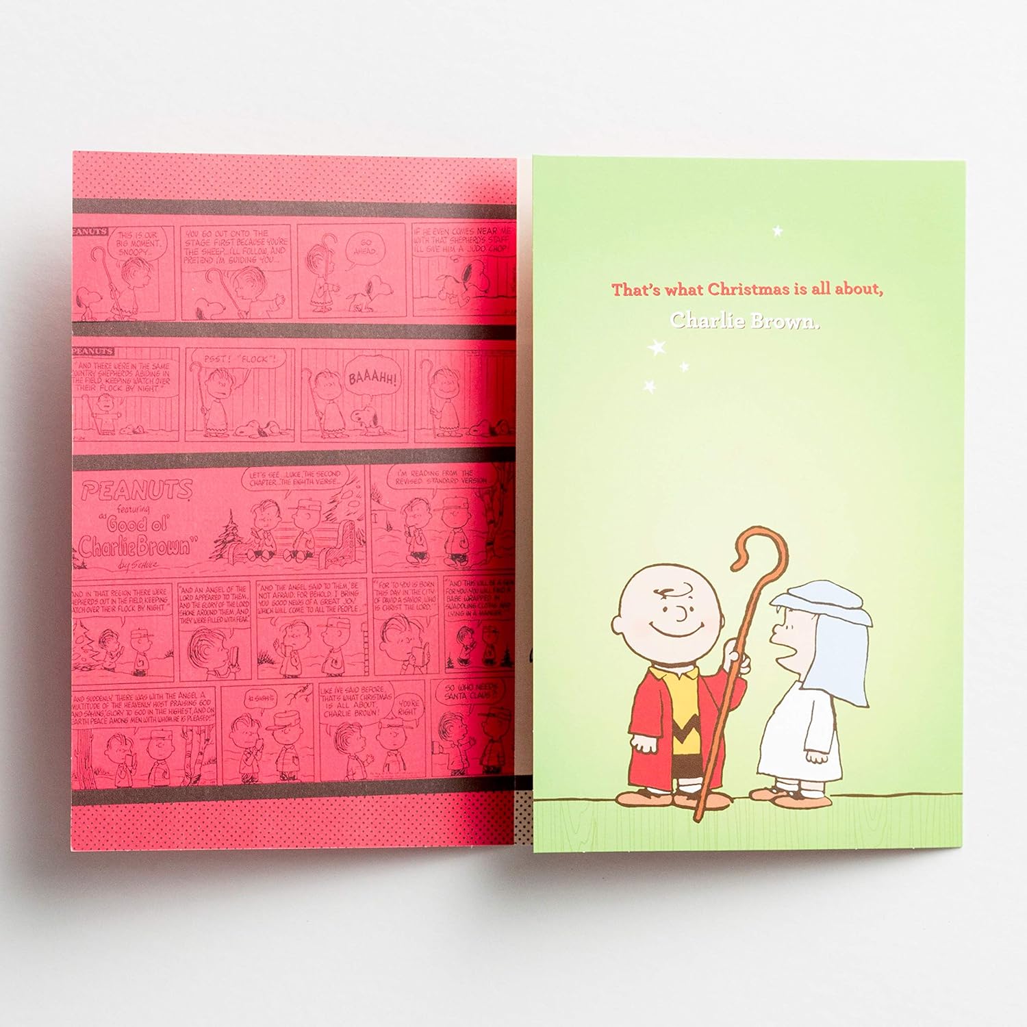 Christmas Boxed Cards: Peanuts - For Unto You (Box of 18)