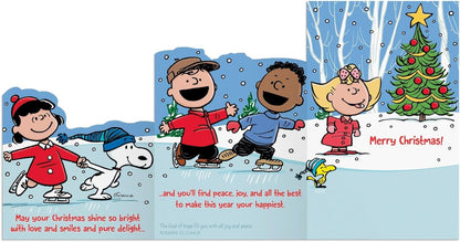 Christmas Boxed Cards: Peanuts - Ice Skating (Box of 18)
