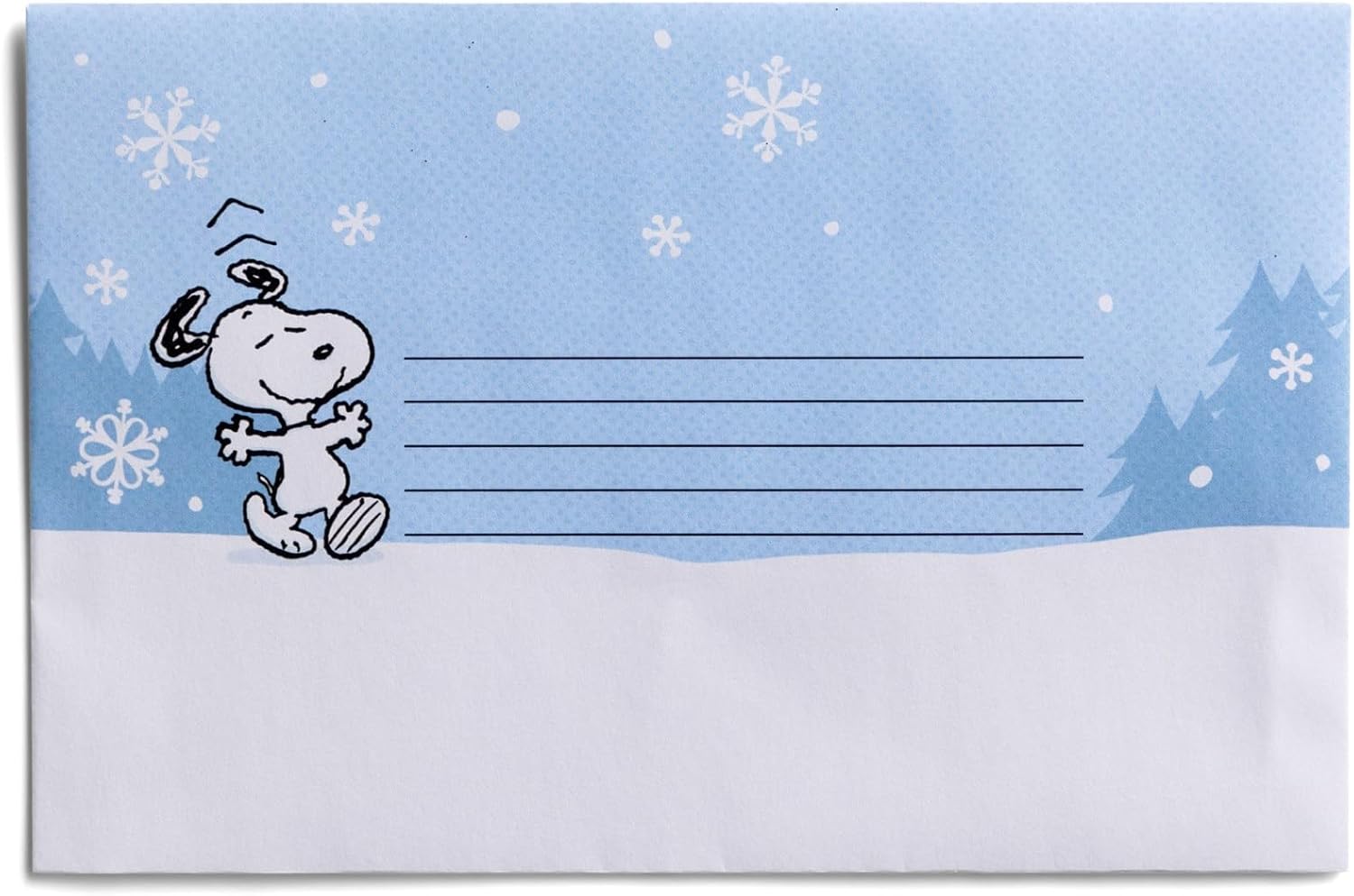 Christmas Boxed Cards: Peanuts - Ice Skating (Box of 18)
