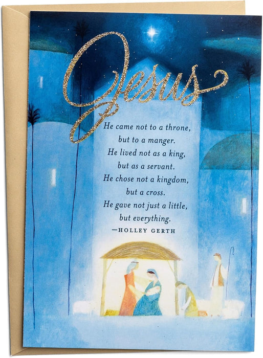 DaySpring - Jesus He Came Not to a Throne- 18 Christmas Boxed Cards, NKJV