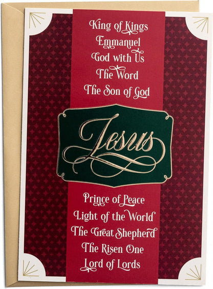 Christmas Boxed Cards: Names Of Jesus (Pack Of 18)