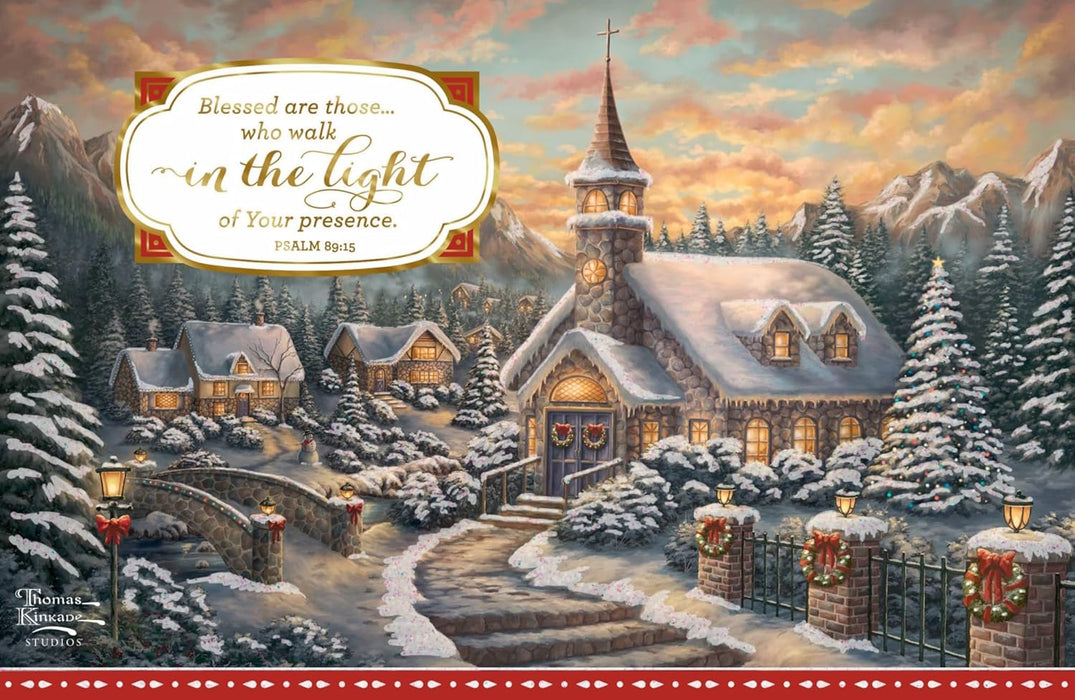 Christmas Boxed Cards: Thomas Kinkade - Walk In The Light
