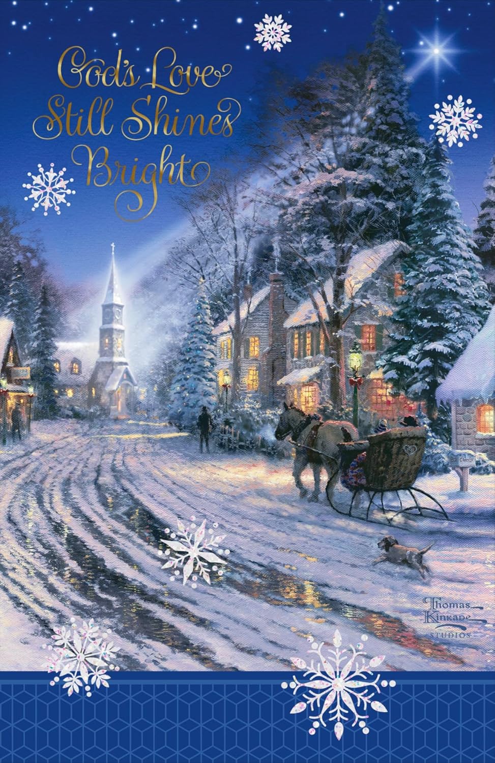 DaySpring - Thomas Kinkade - God's Love Still Shines - 18 biglietti natalizi in scatola