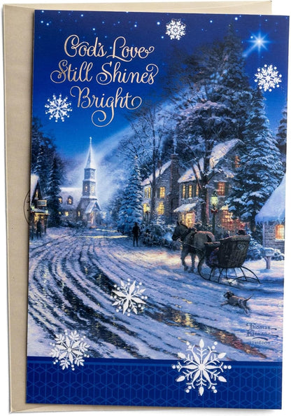 DaySpring - Thomas Kinkade - God's Love Still Shines - 18 biglietti natalizi in scatola