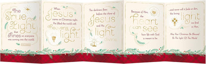 DaySpring - True Light - 18 Christmas Boxed Cards and Envelopes - Special Edition 5-Panel