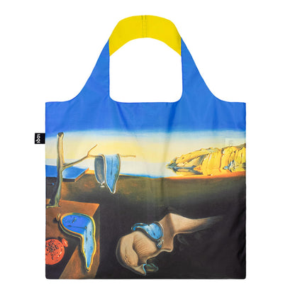 LOQI Salvador Dali The Persistence of Memory Recycled Bag, yellow, blue, Yellow, Blue, Contemporary, Yellow, Blue, L, Contemporary