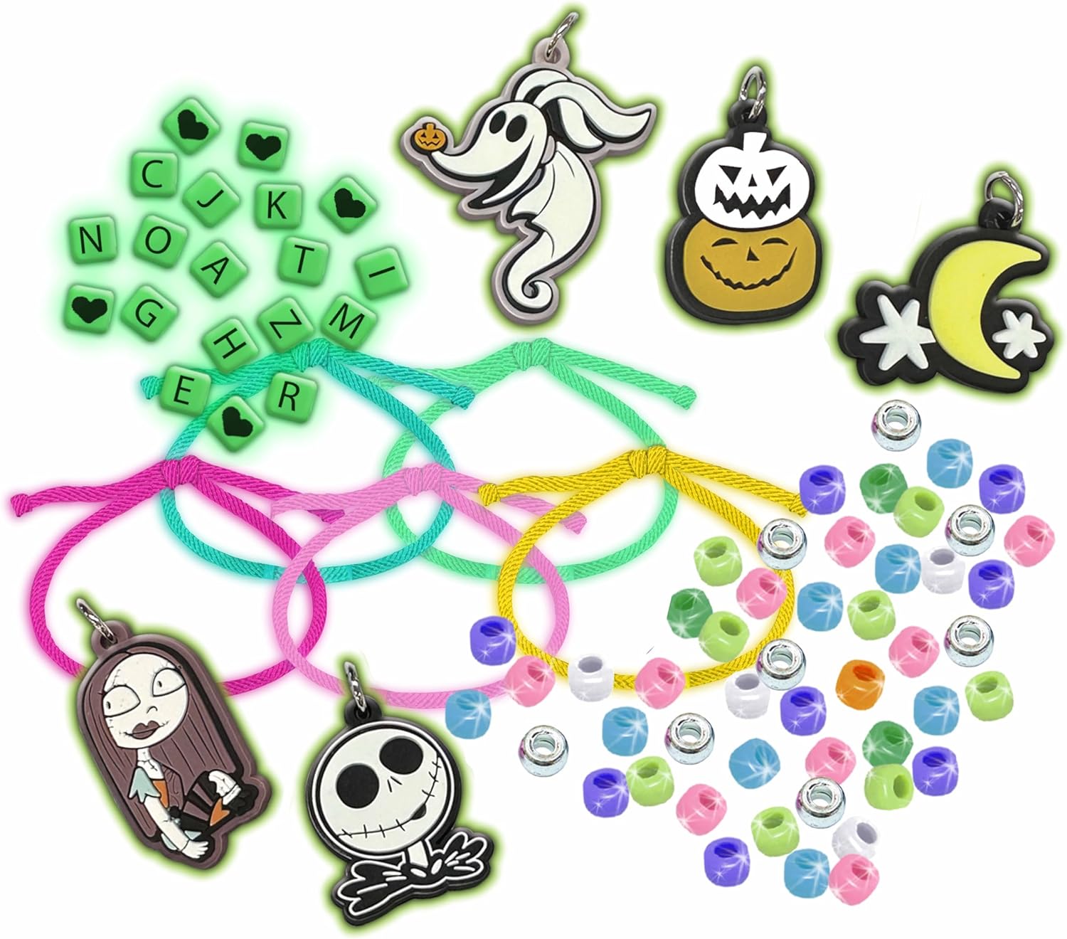 Nightmare Before Christmas Glow in The Dark Jewerly