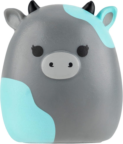 Squish-a-longs Mini-Squish 14-Pack (Wave 4, Style 2) includes Apollo the Coral Firefly, Vilmos the Blue Triceratops, Kelbel the Pastel Purple Banana
