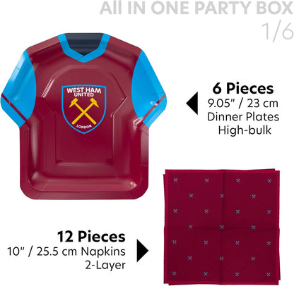 West Ham United FC - ALL-IN-ONE Party Box /Toys