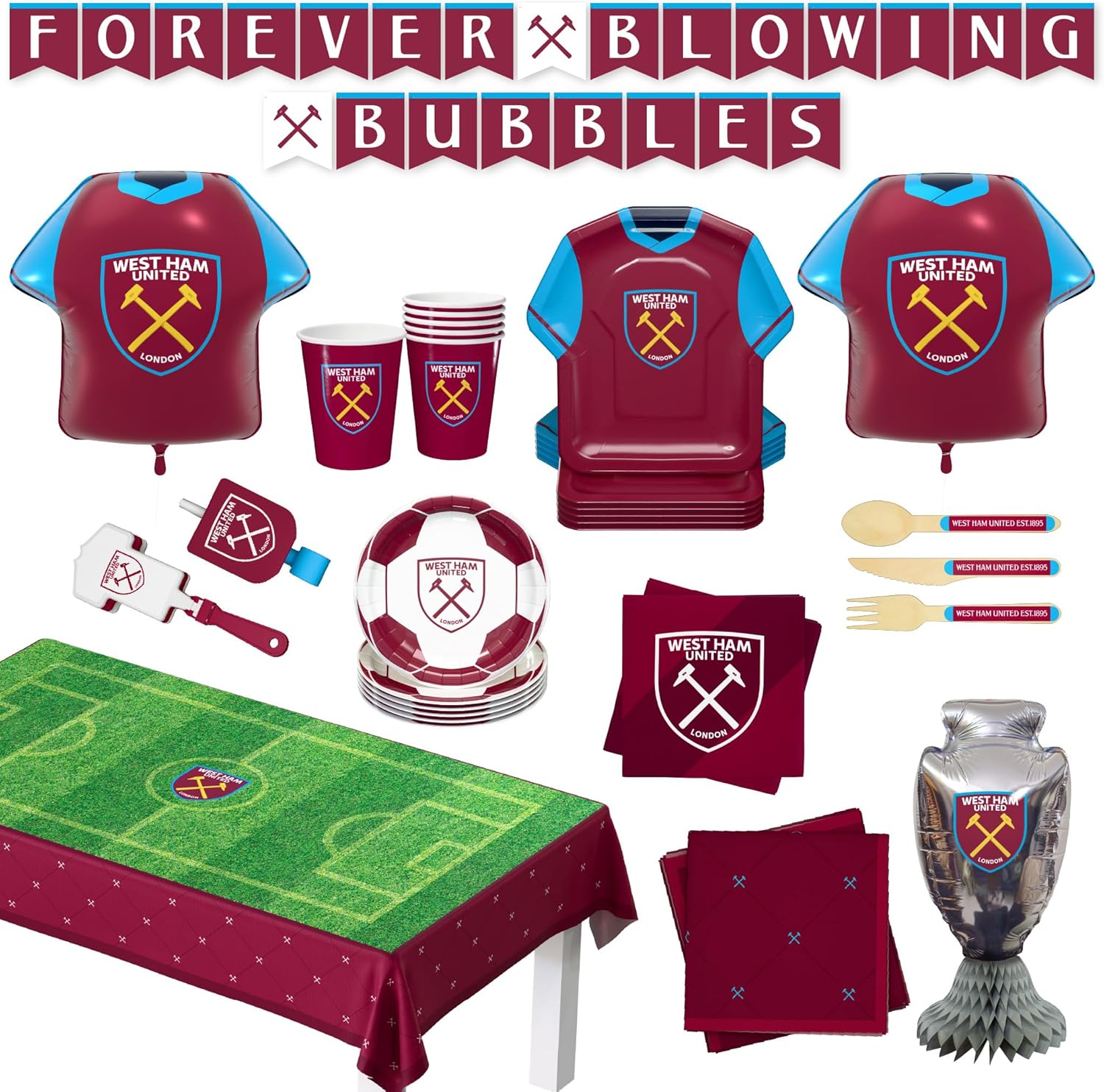 West Ham United FC - ALL-IN-ONE Party Box /Toys