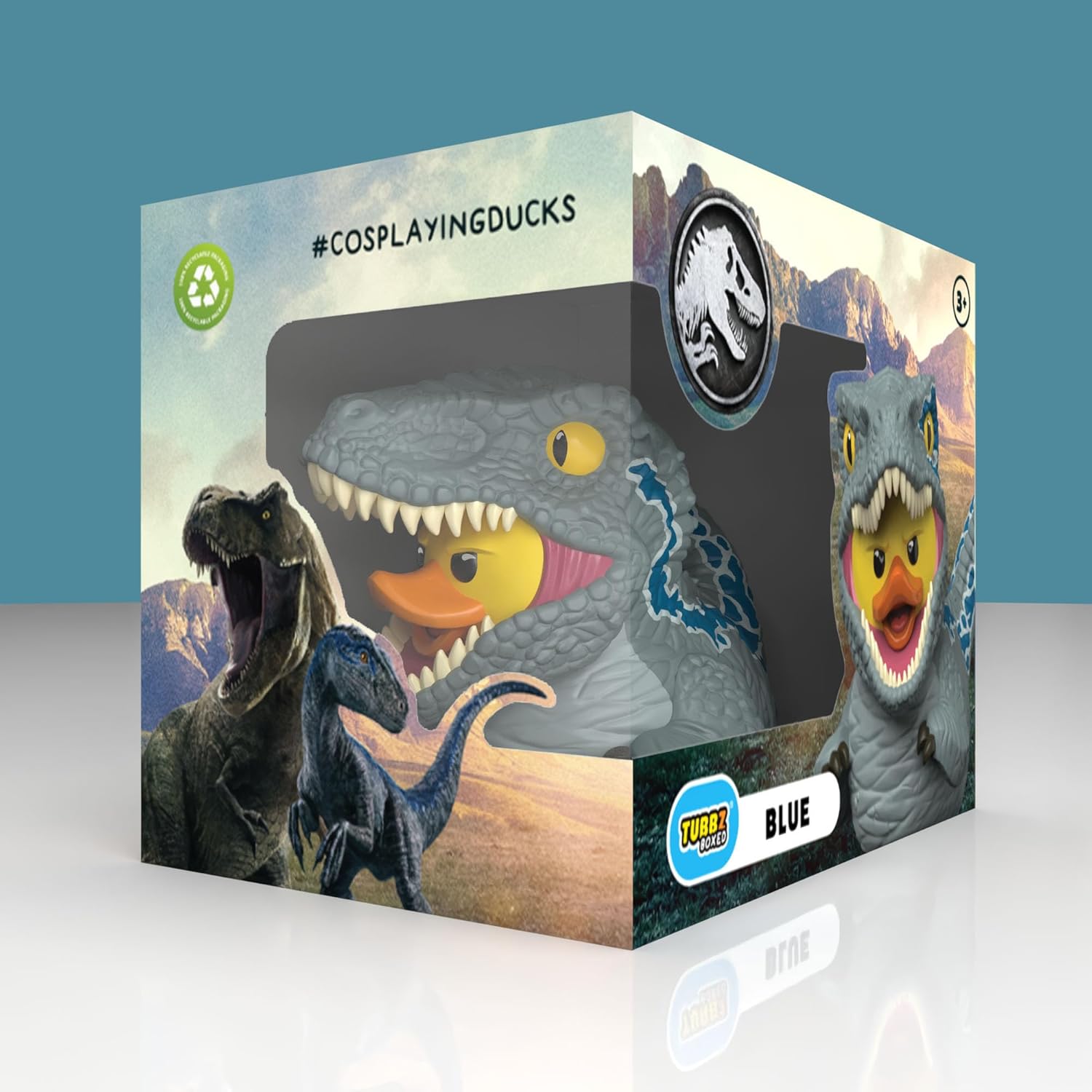 TUBBZ Boxed Edition: Jurassic World - Blue Cosplaying Rubber Duck Vinyl Figure