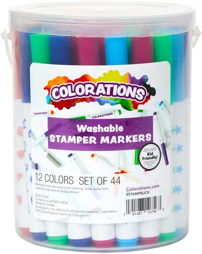 Colorations - Colorations - Uitwasbare Stempelstiften 44st.