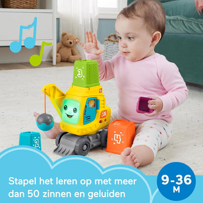 Fisher Price - Fisher Price Tel- en Stapelkraan