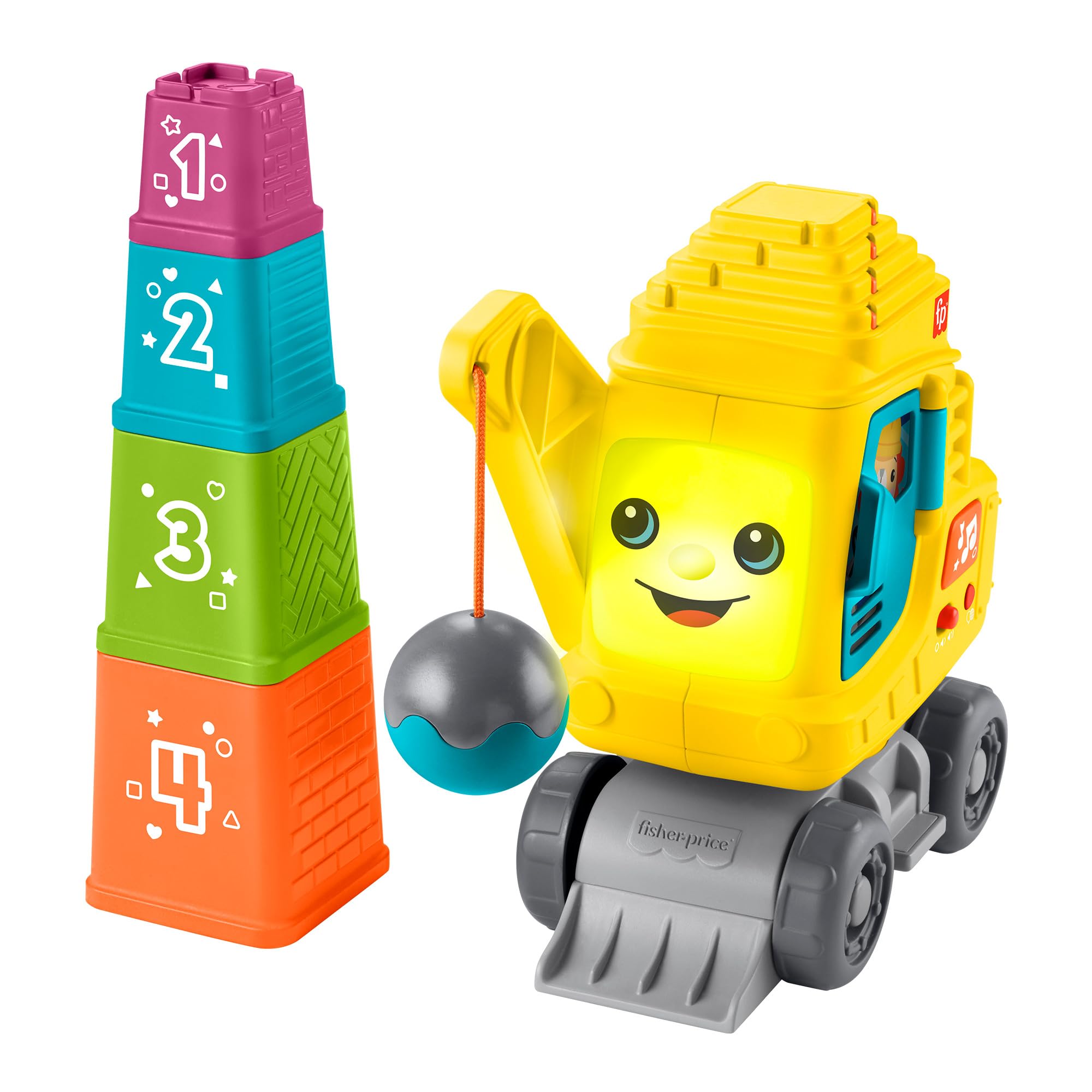 Fisher Price - Fisher Price Tel- en Stapelkraan