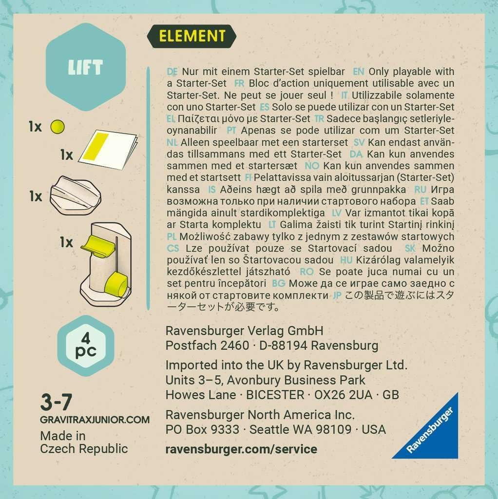 Ravensburger - GraviTrax Junior Uitbreidingsset Element Lift