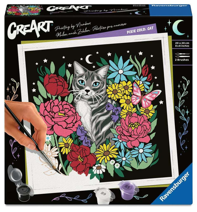 Ravensburger - CreArt Pixie Cold Schilderen op Nummer - Kat