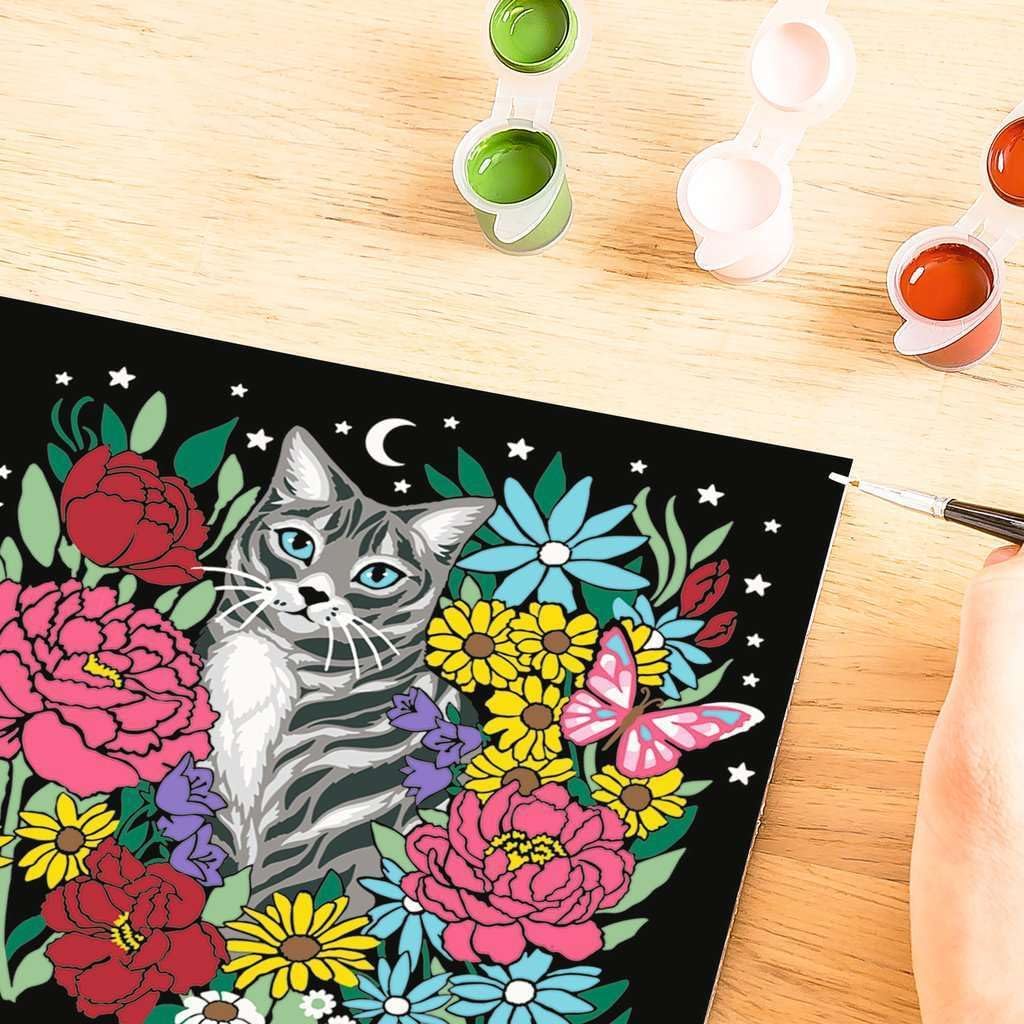 Ravensburger - CreArt Pixie Cold Schilderen op Nummer - Kat
