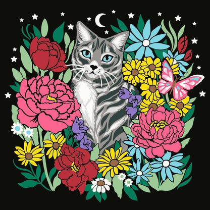 Ravensburger - CreArt Pixie Cold Schilderen op Nummer - Kat