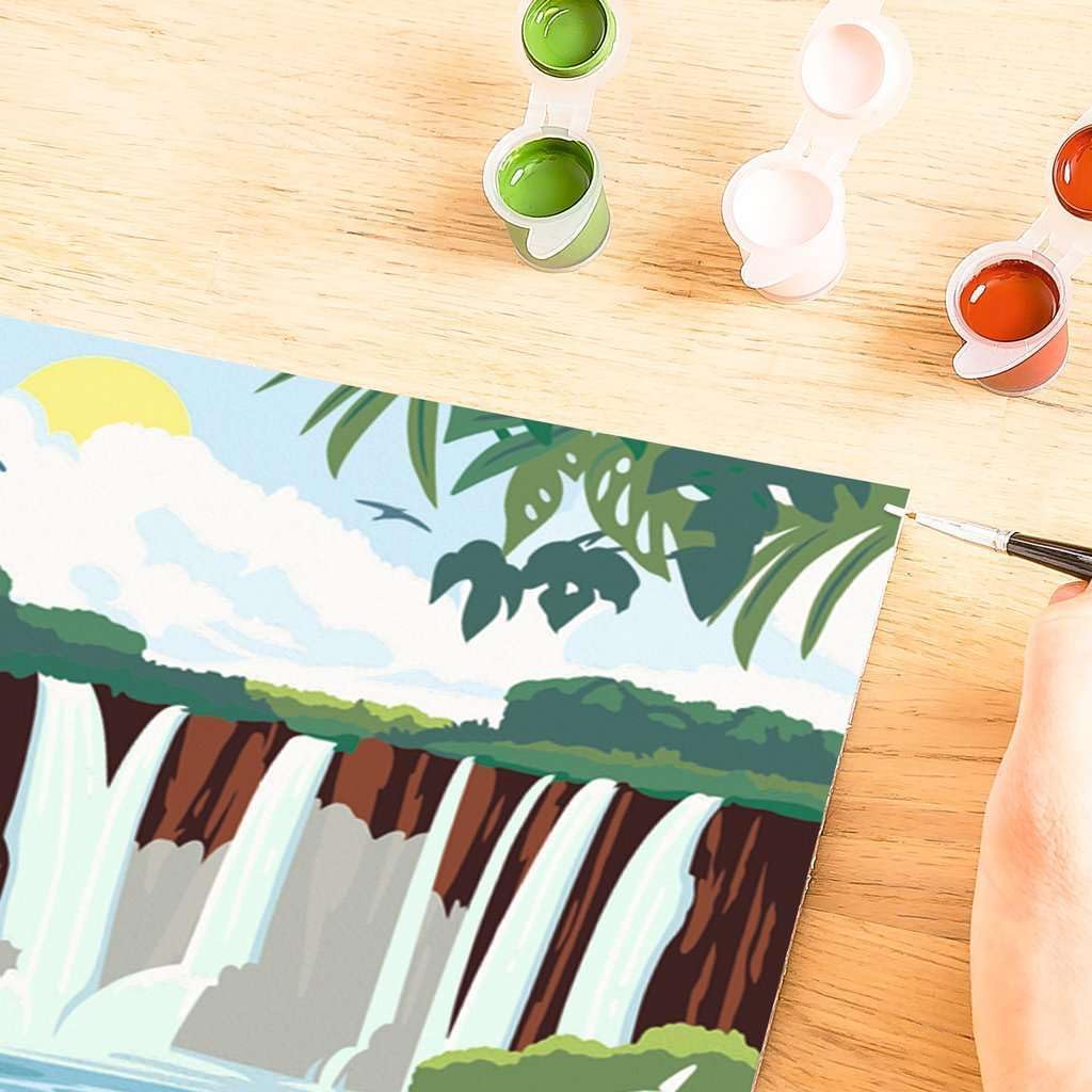 Ravensburger - Ravensburger CreArt Schilderen op Nummer - Iguazu Watervallen