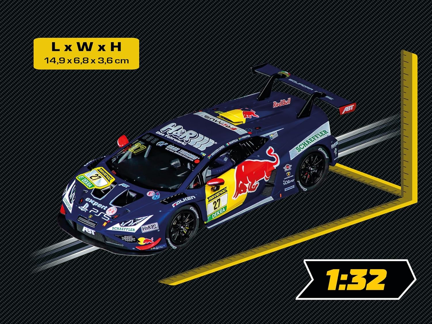 Carrera - Carrera Lamborghini Huracan GT3 Evo2 Abt-Sportsline No.27 - 1:32