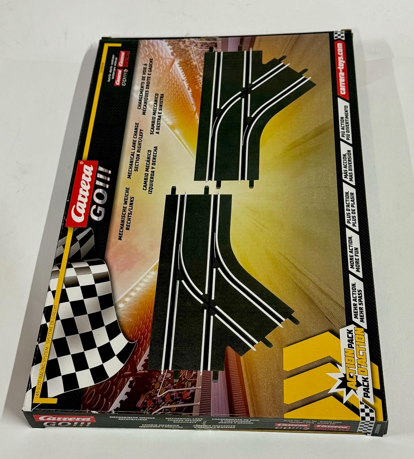 Carrera: Accessorio Digital 1:43 - Mechanical Lane Change Section Left+Right