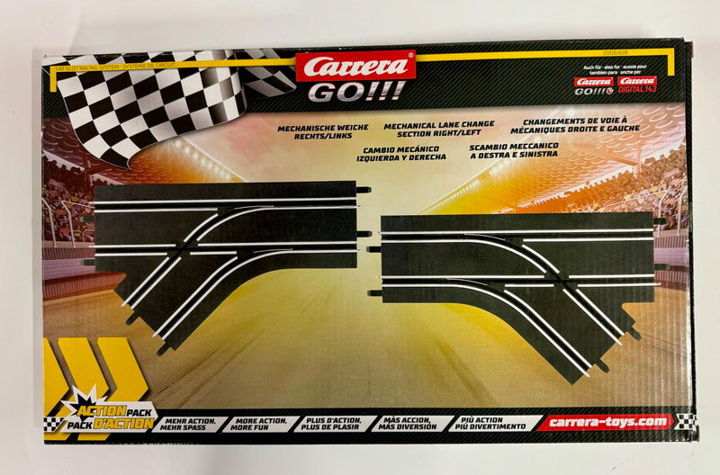 Carrera: Accessorio Digital 1:43 - Mechanical Lane Change Section Left+Right