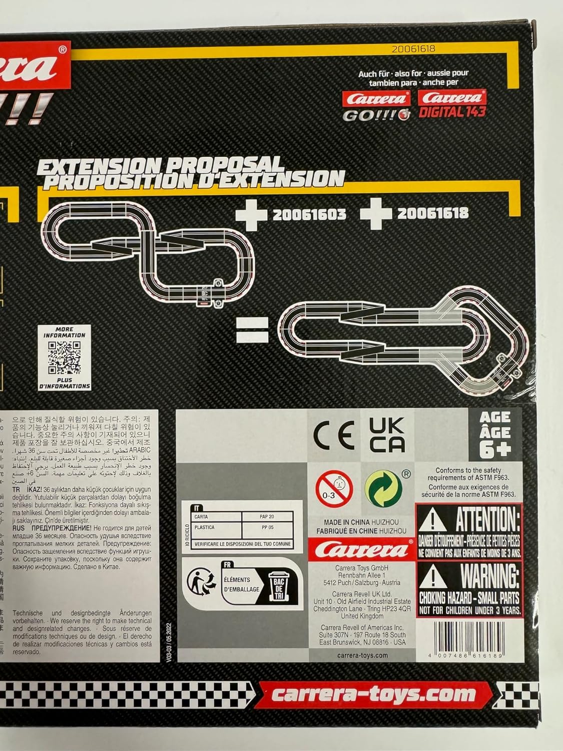 Carrera: Accessorio Digital 1:43 - Mechanical Lane Change Section Left+Right