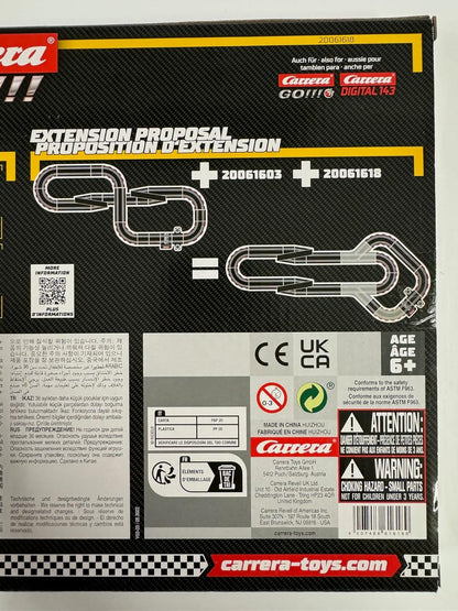 Carrera: Accessorio Digital 1:43 - Mechanical Lane Change Section Left+Right