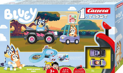 Carrera Slot 1.First: Bluey - Bluey & Bingo Race 1:50 (20063054)