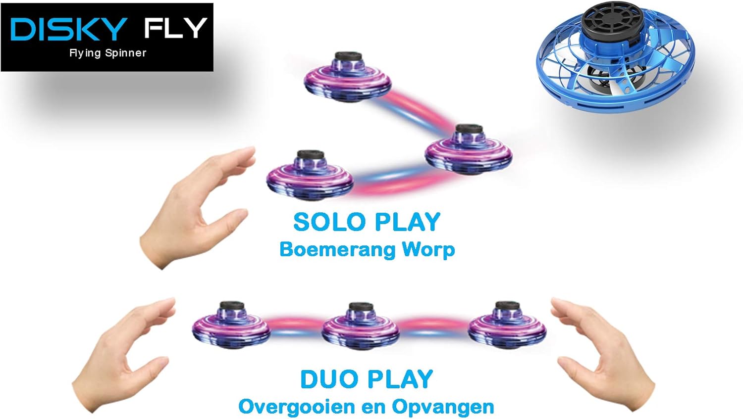 Spectron - Disky Fly met LED