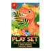 Wins Holland - Traktatiesetje - Kleurboekje Waskrijtjes en Stickervel - Dino