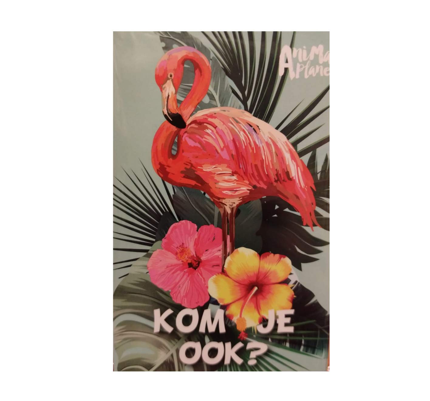 UITNODIGINGEN ANIMAL PLANET PK 879 FLAMINGO los - FSC MIX CREDIT