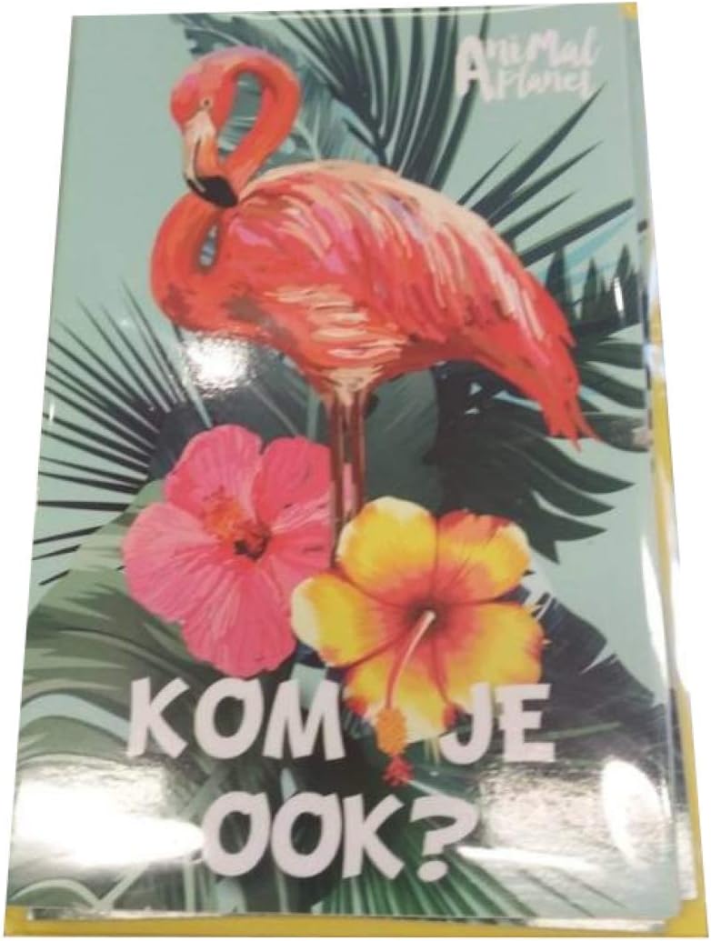 UITNODIGINGEN ANIMAL PLANET PK 879 FLAMINGO los - FSC MIX CREDIT
