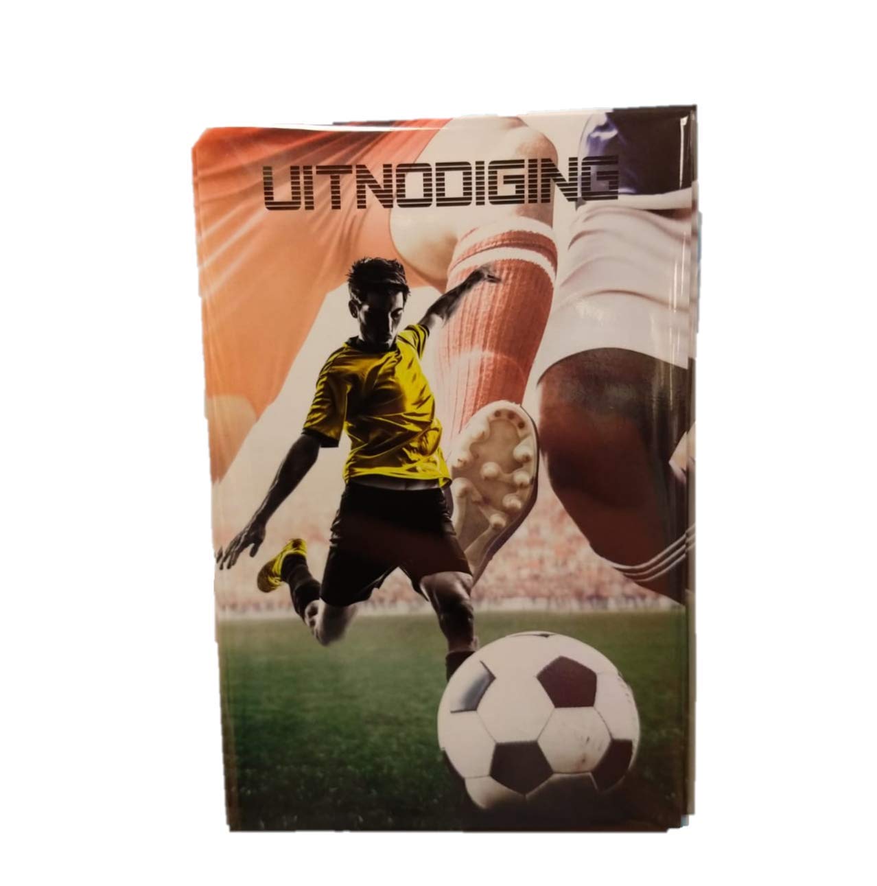 Uitnodigingen Voetbal 6st.