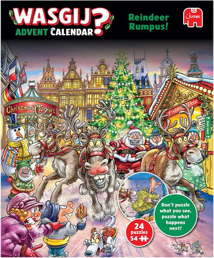 Wasgij - Advent Calender - Puzzle (24x 54 Pieces) (1110100707)