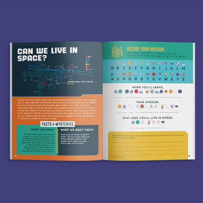 The Outer Space Activity Book for Kids: Explore the Universe with Fun Facts, Mazes, Crosswords, and More