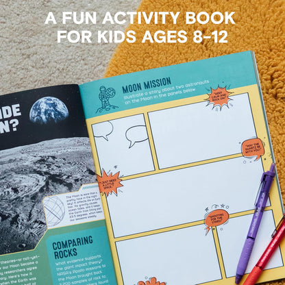 The Outer Space Activity Book for Kids: Explore the Universe with Fun Facts, Mazes, Crosswords, and More