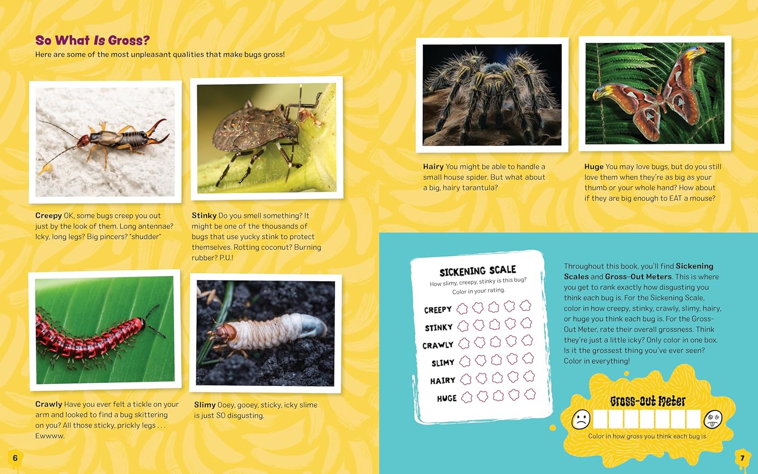 The Grossest Bug Activity Book EVER!: Creep Yourself Out with Fun Facts, Mazes, Crosswords, and More